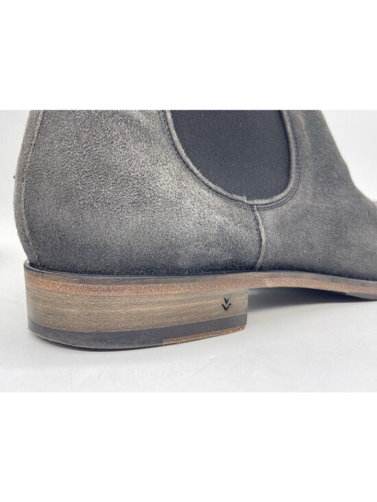 John Varvatos Fleetwood Sharpei Smoke Grey Suede Chelsea Boots Made in Italy 12 main image 5